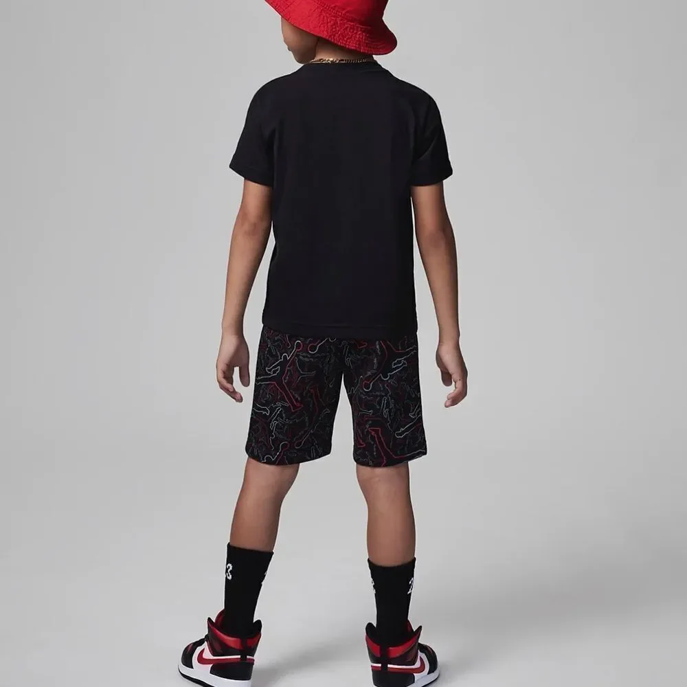 Jordan Air Jump-bled‎ Shorts Set Little Kids' 2-Piece Set AQUATONE 3T NWT IN PKG